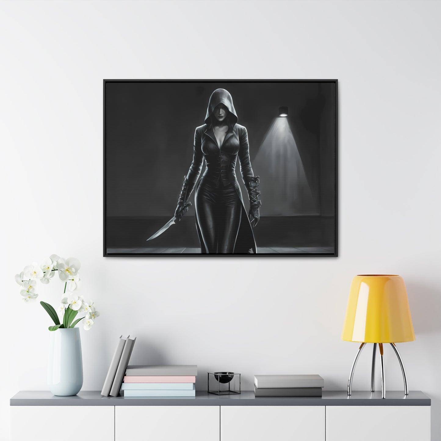 The Shadow's Blade - Gallery Canvas Wraps, Horizontal Frame