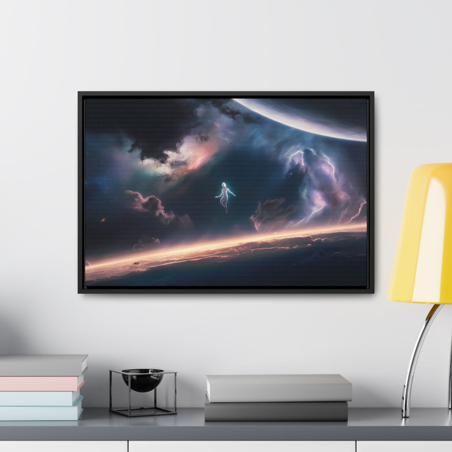 Ascension Beyond the Horizon - Gallery Canvas Wraps, Horizontal Frame