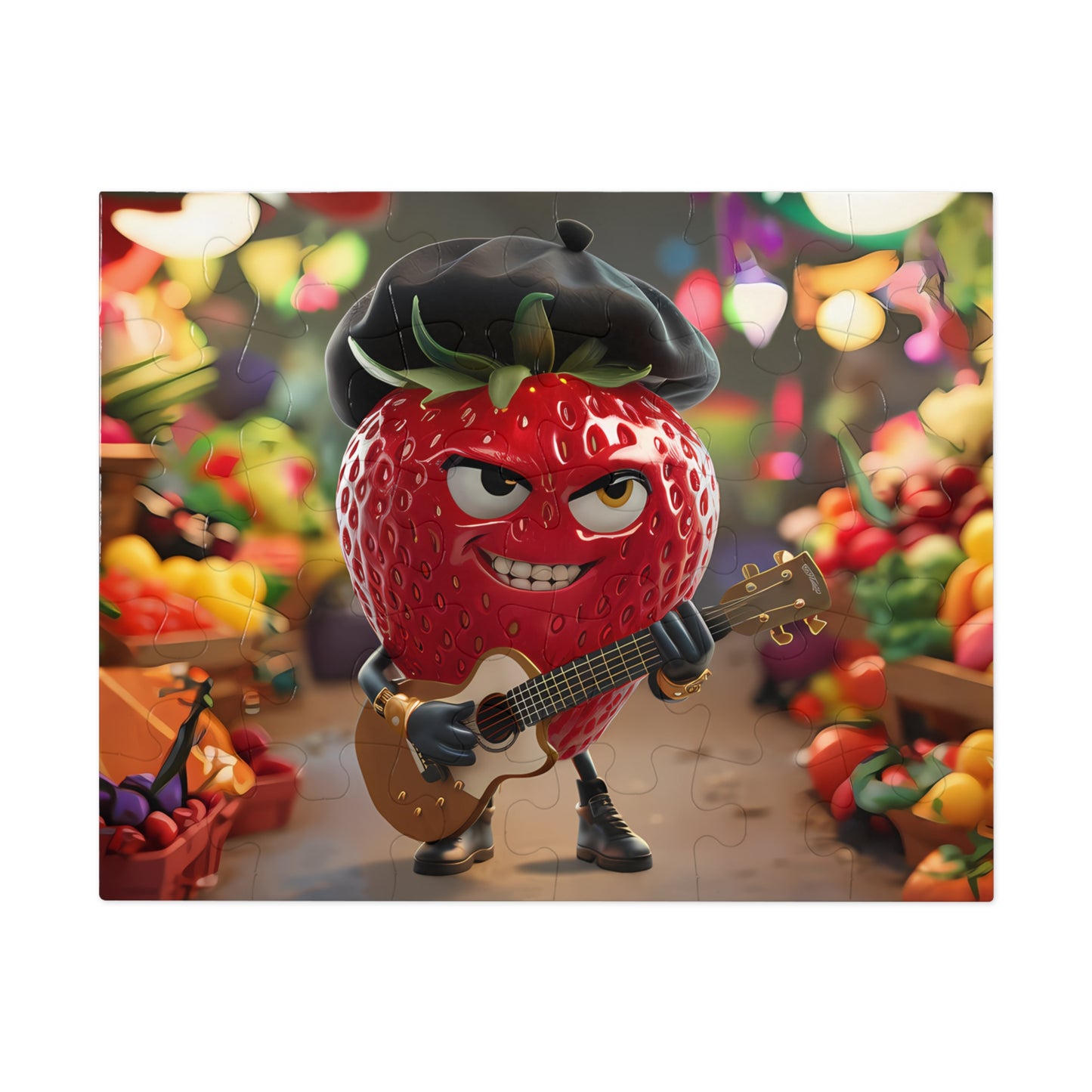 Berry Badass in the Fruit Market - Jigsaw Puzzle (30, 110, 252, 500,1000-Piece)