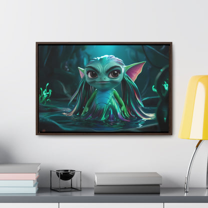 Guardian of the Enchanted Lagoon - Gallery Canvas Wraps, Horizontal Frame