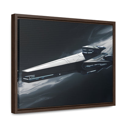 Starship of the Void - Gallery Canvas Wraps, Horizontal Frame