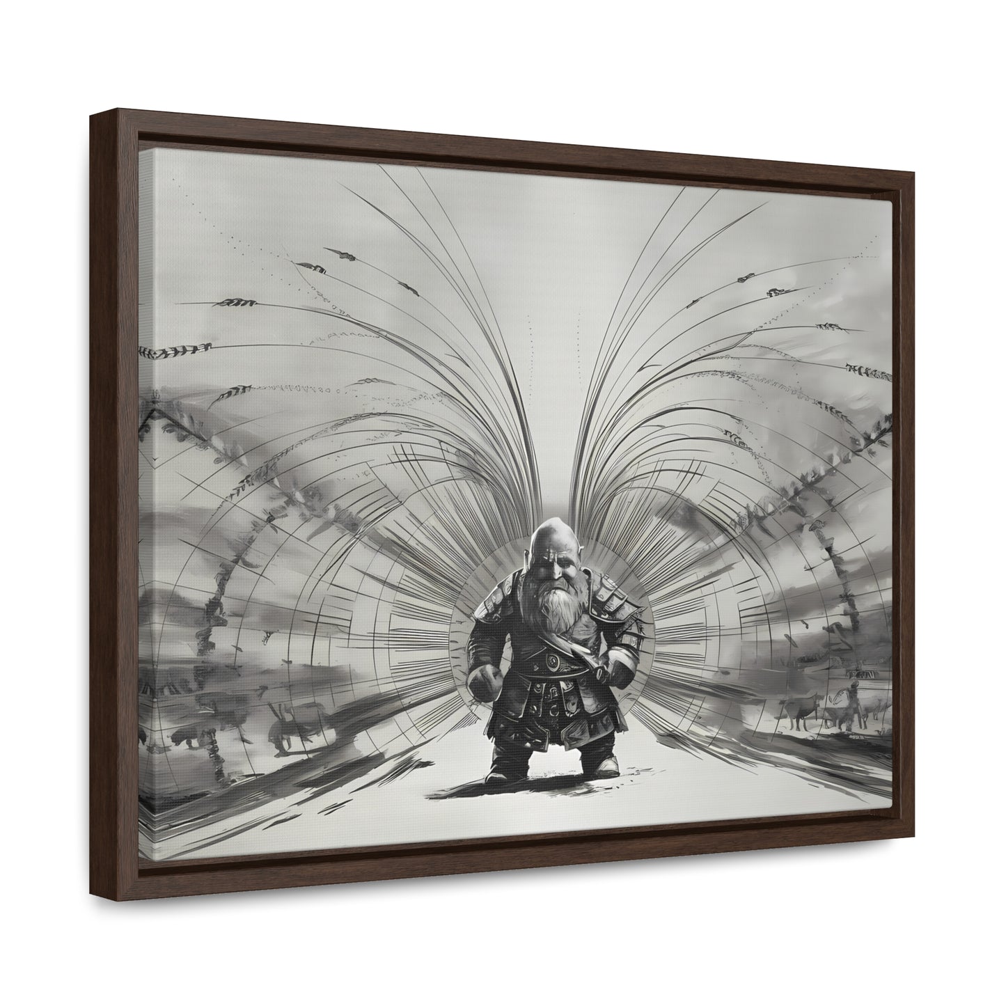 Guardian of the Elemental Winds - Gallery Canvas Wraps, Horizontal Frame