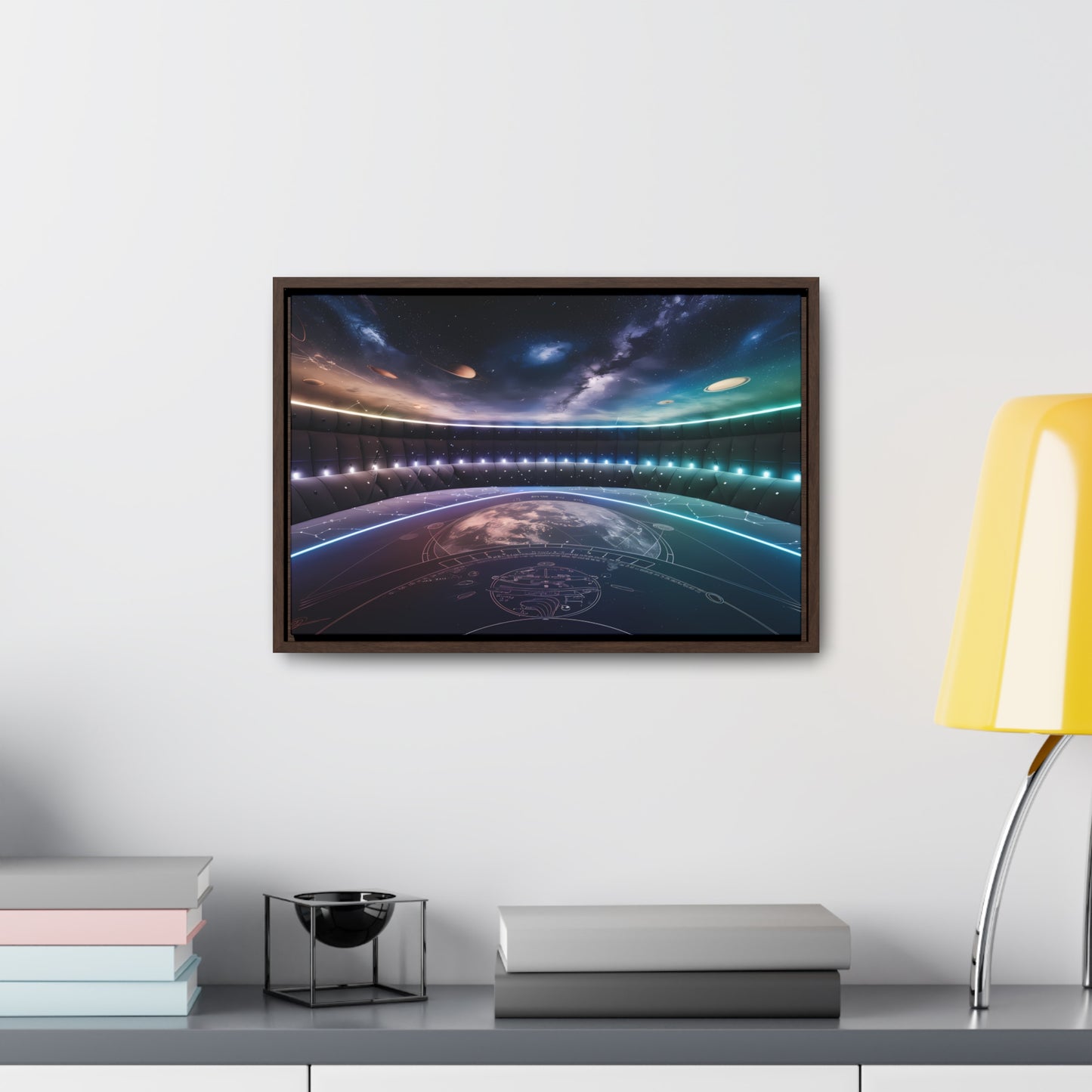 Stellar Observatory Nexus - Gallery Canvas Wraps, Horizontal Frame