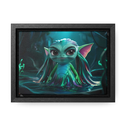 Guardian of the Enchanted Lagoon - Gallery Canvas Wraps, Horizontal Frame