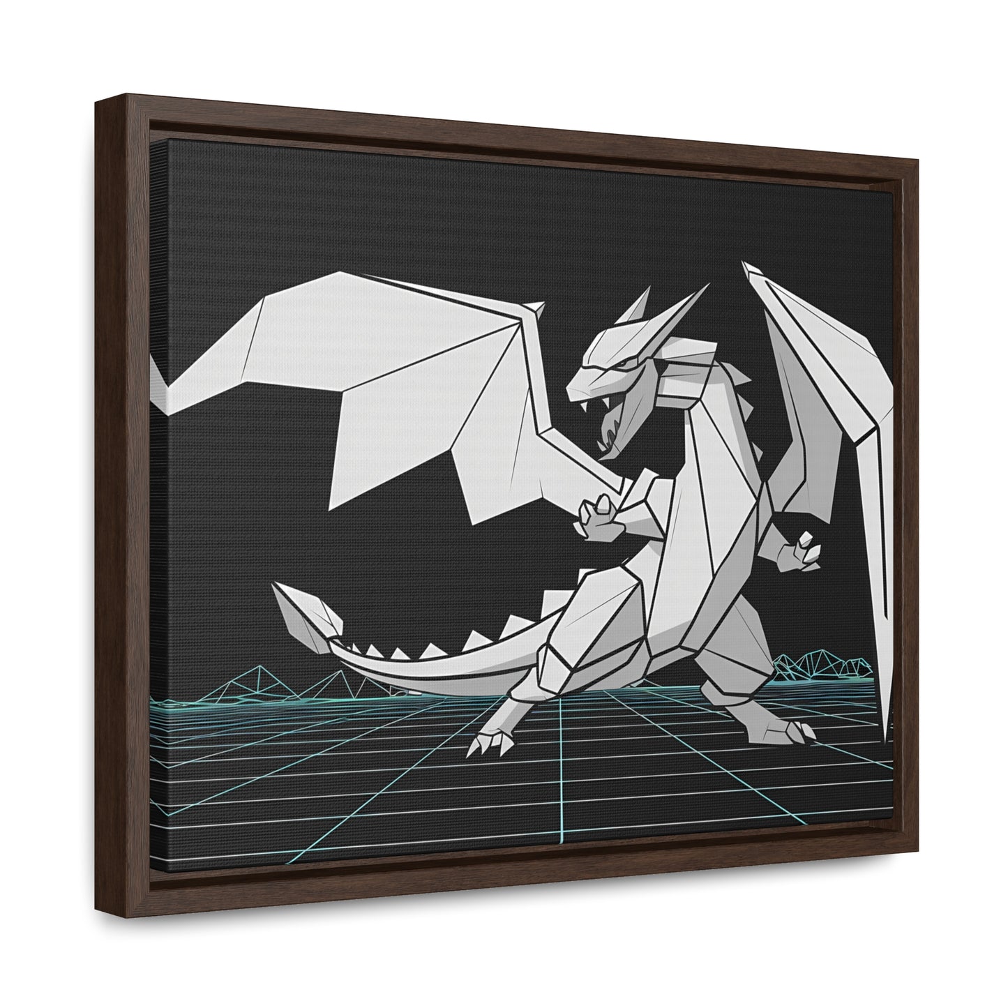 Cyber Dragon Unleashed - Gallery Canvas Wraps, Horizontal Frame