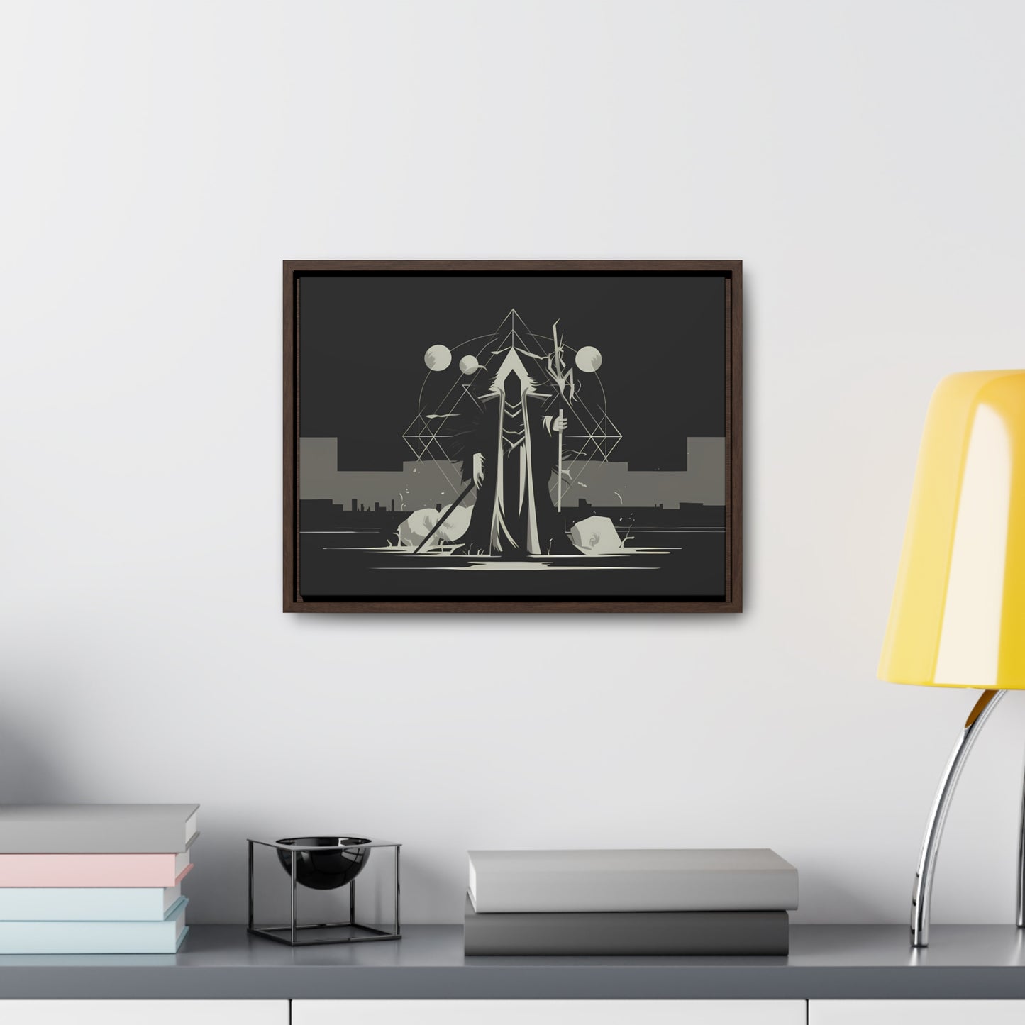 The Arcane Guardian of the Shadows - Gallery Canvas Wraps, Horizontal Frame