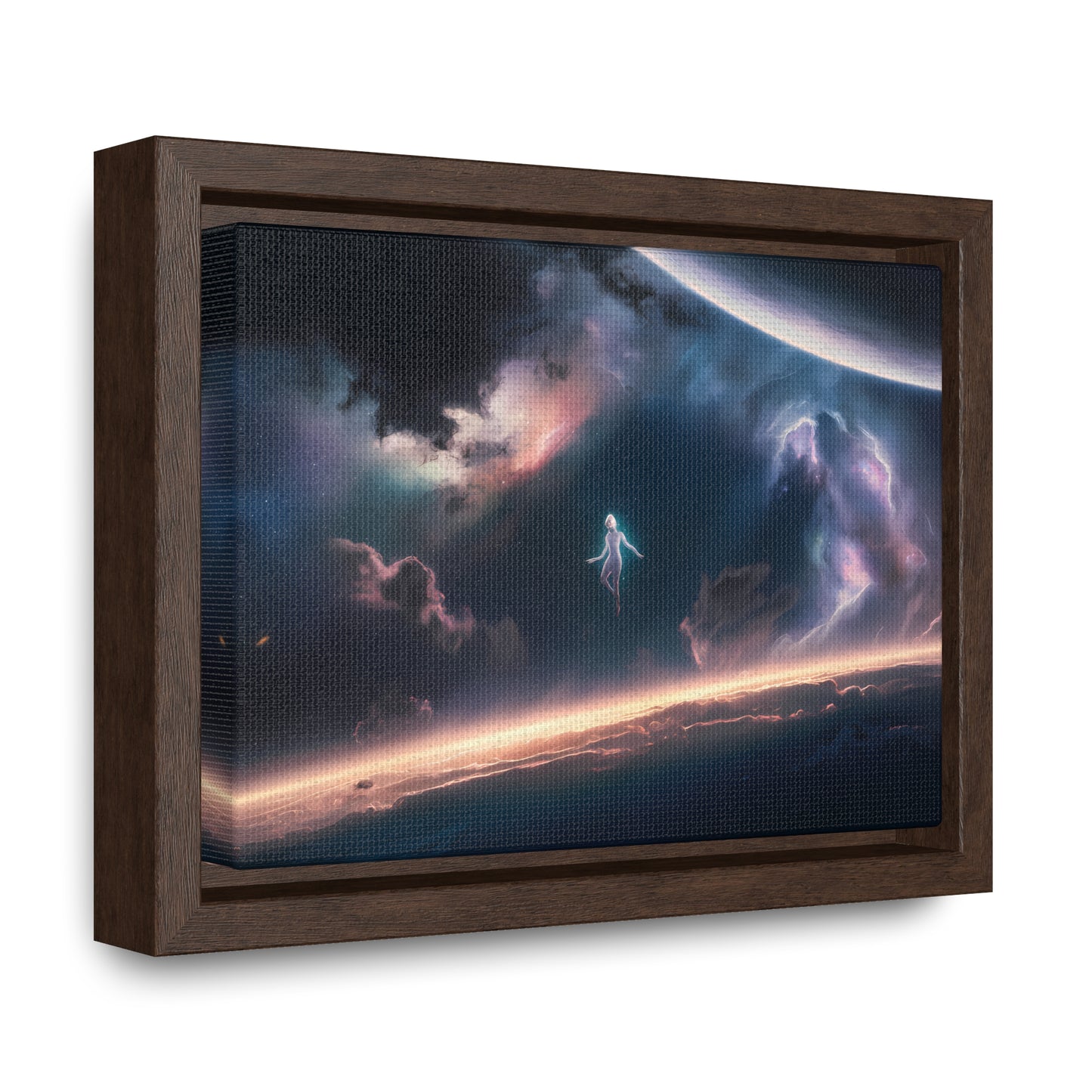 Ascension Beyond the Horizon - Gallery Canvas Wraps, Horizontal Frame