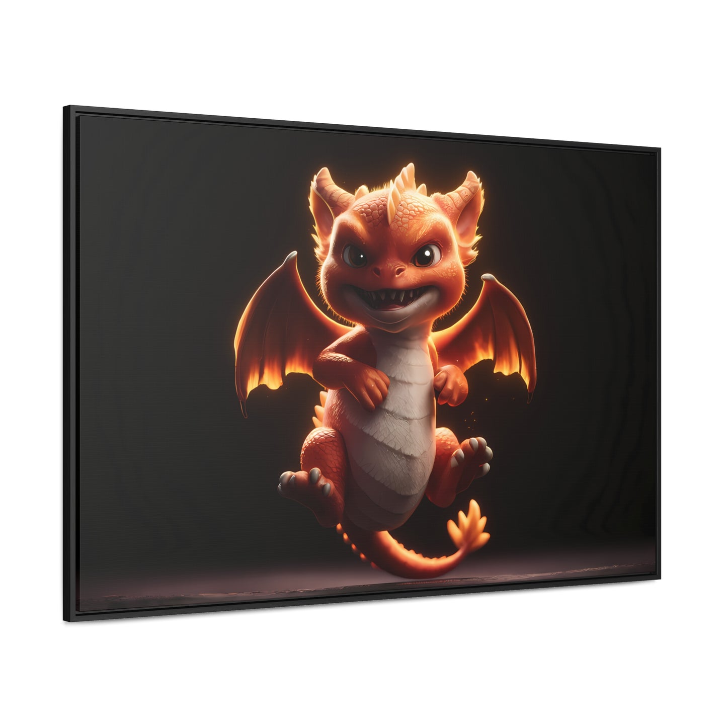 Fiery Mischief - Gallery Canvas Wraps, Horizontal Frame