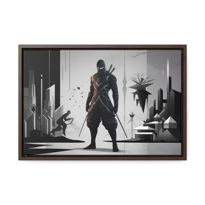 Shadowblade: The Silent Protector - Gallery Canvas Wraps, Horizontal Frame