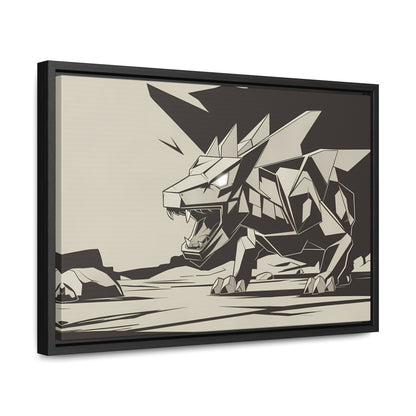 Raging Stone Guardian - Gallery Canvas Wraps, Horizontal Frame