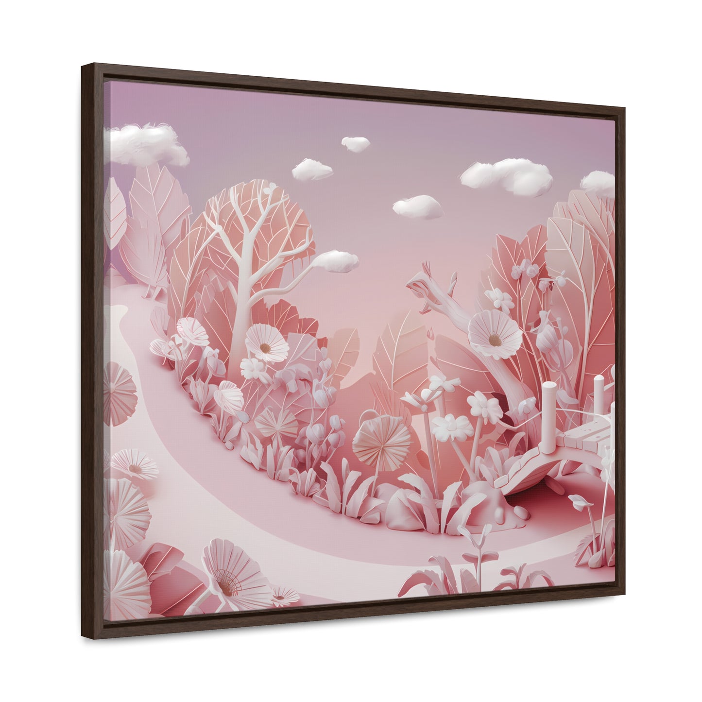 Whimsical Dawn Garden - Gallery Canvas Wraps, Horizontal Frame