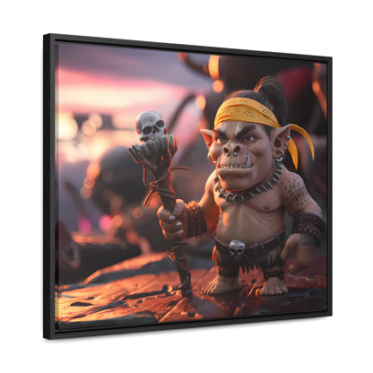 Goblin Warlord at Sunset - Gallery Canvas Wraps, Horizontal Frame