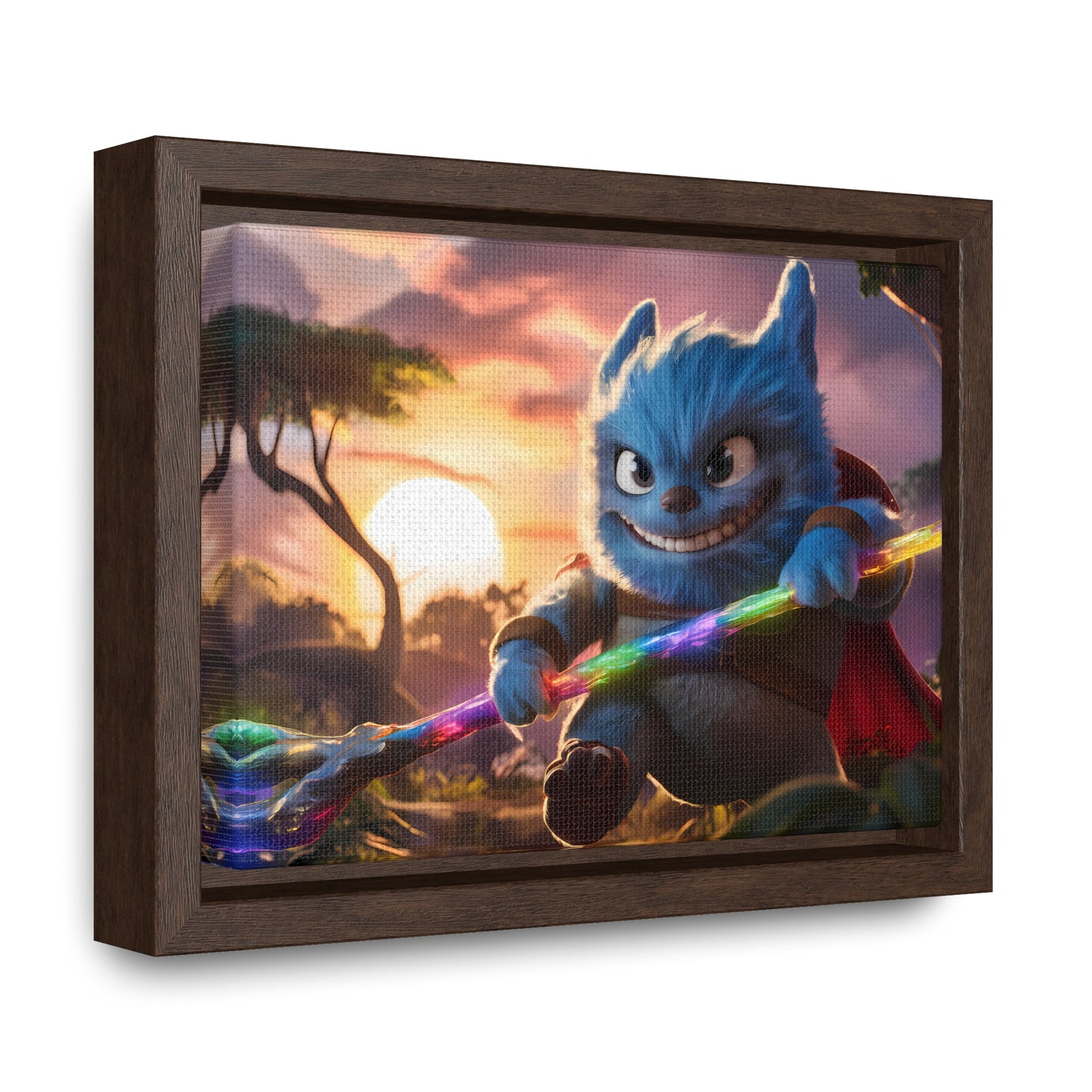 Guardian of the Enchanted Forest - Gallery Canvas Wraps, Horizontal Frame