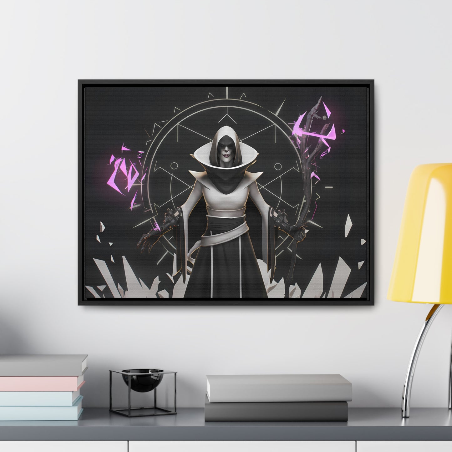 Veil of the Arcane Wraith - Gallery Canvas Wraps, Horizontal Frame