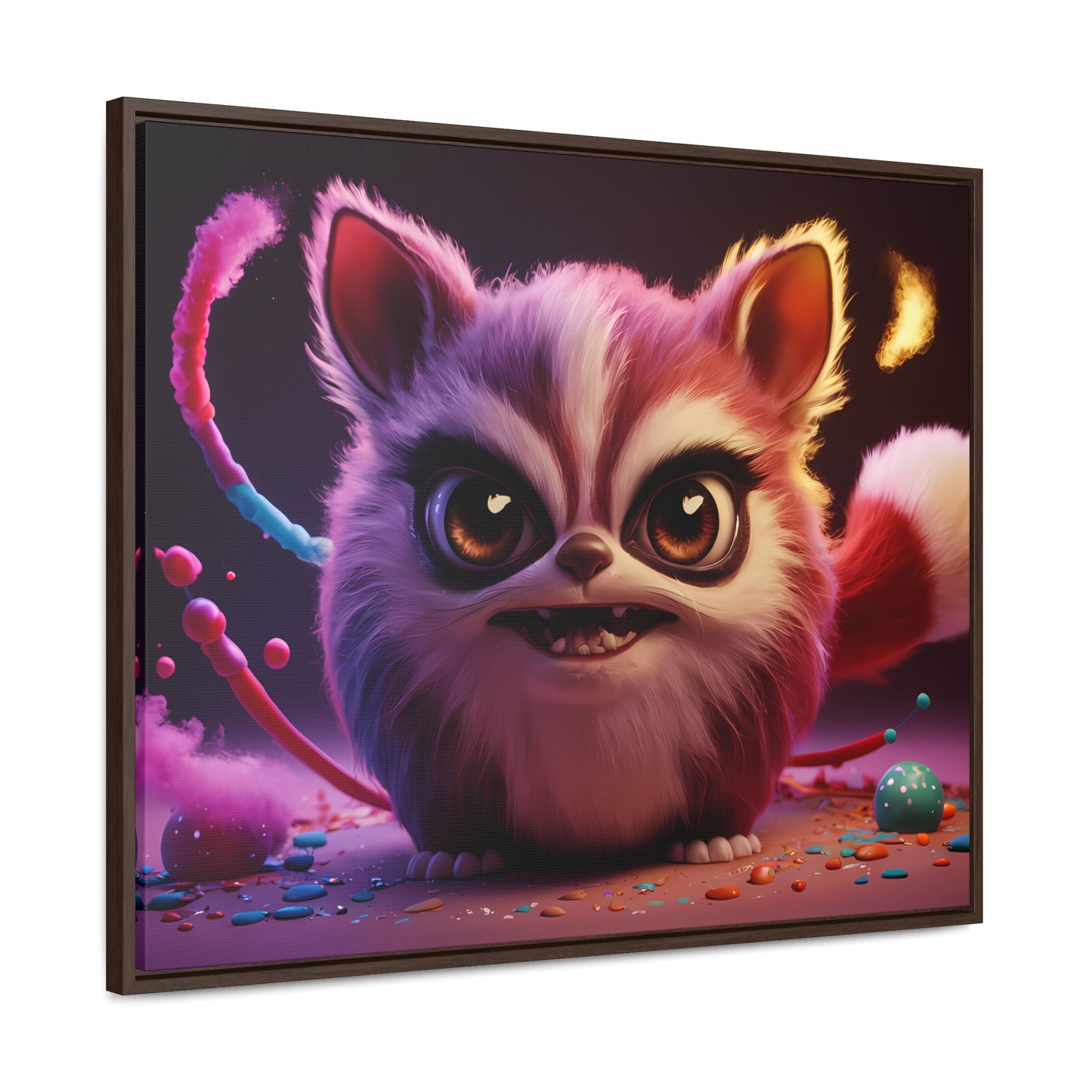 Cosmic Candy Critter - Gallery Canvas Wraps, Horizontal Frame