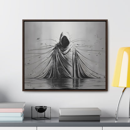 Ethereal Sentinel of the Abyss - Gallery Canvas Wraps, Horizontal Frame