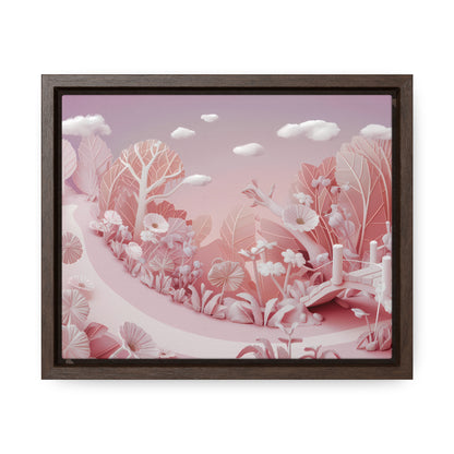 Whimsical Dawn Garden - Gallery Canvas Wraps, Horizontal Frame