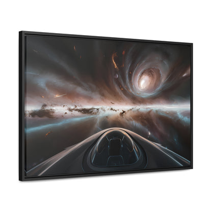 Journey Through the Celestial Abyss - Gallery Canvas Wraps, Horizontal Frame