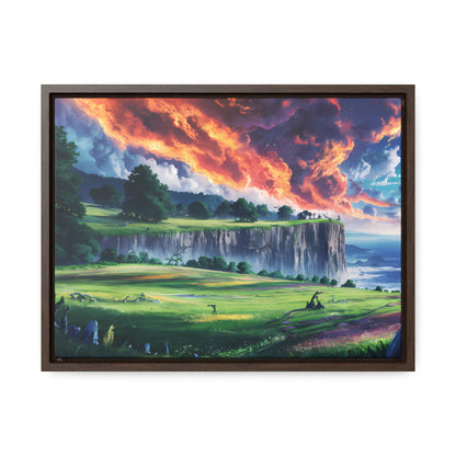 Edge of the Burning Sky - Gallery Canvas Wraps, Horizontal Frame