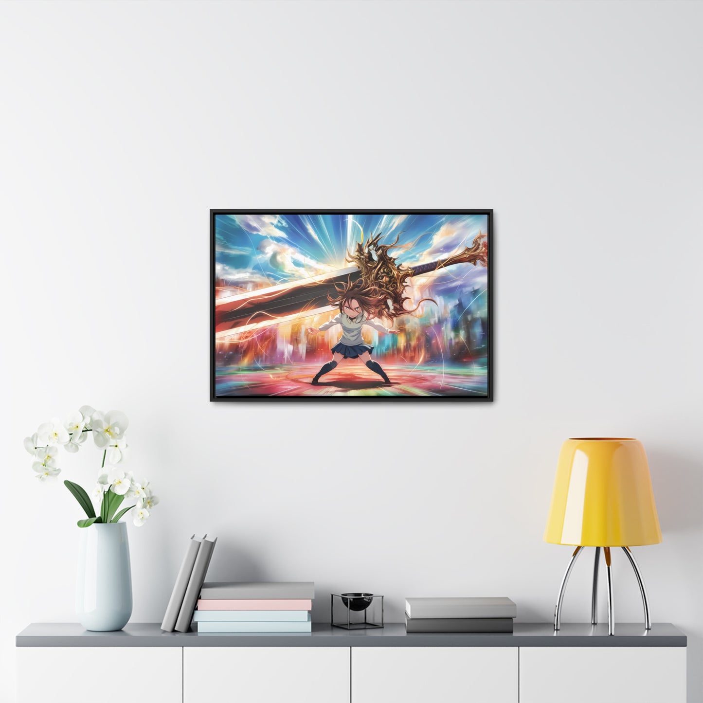 Blade of the Infinite Resolve - Gallery Canvas Wraps, Horizontal Frame