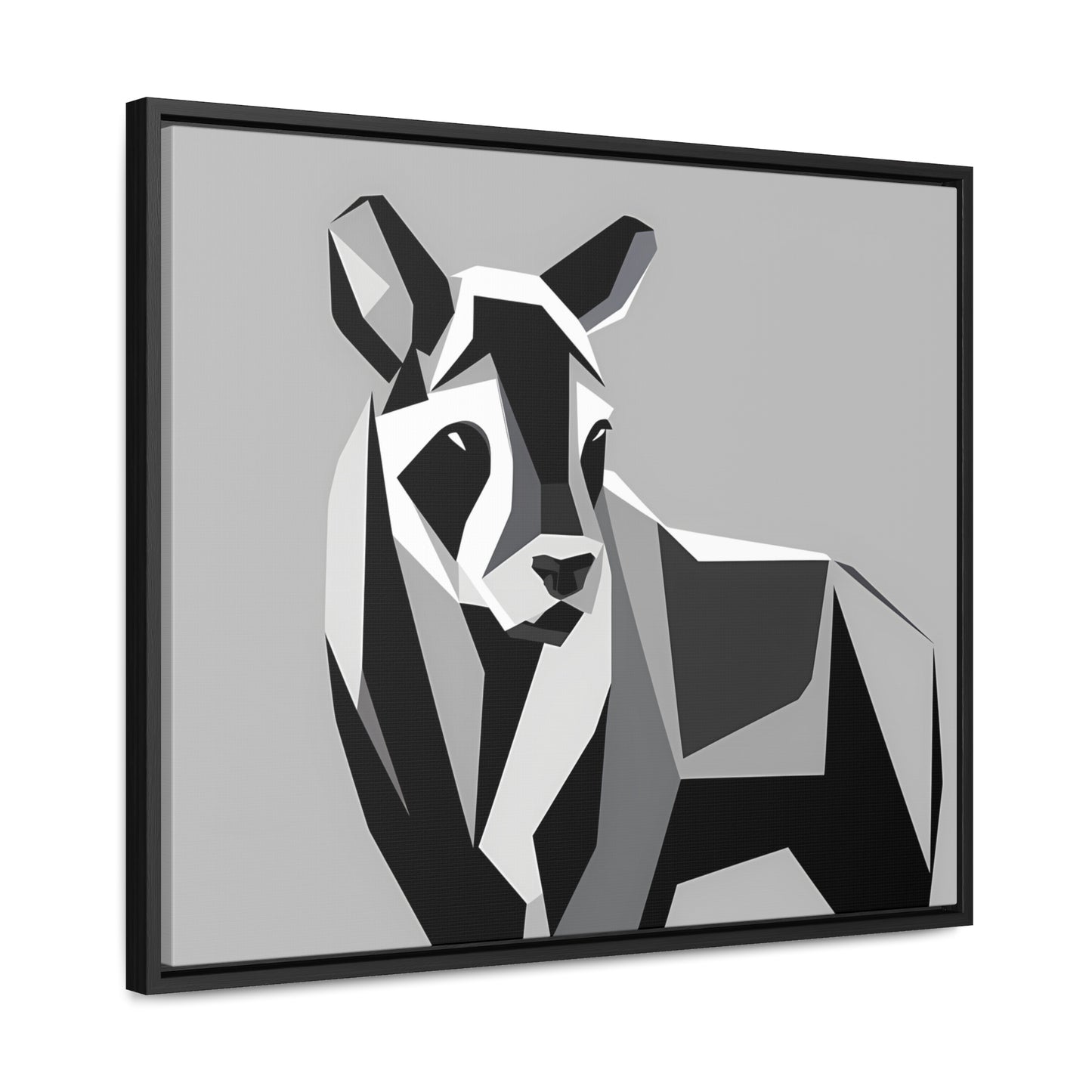 Monochrome Geometry - Gallery Canvas Wraps, Horizontal Frame