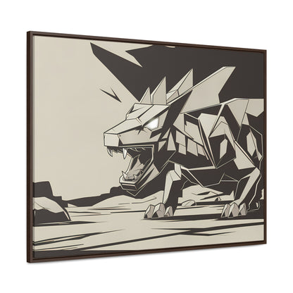 Raging Stone Guardian - Gallery Canvas Wraps, Horizontal Frame