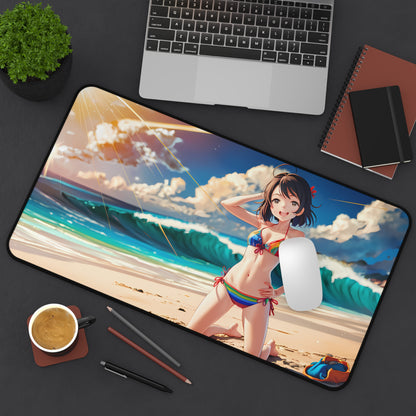 Summer Vibes at the Beach - Desk Mat