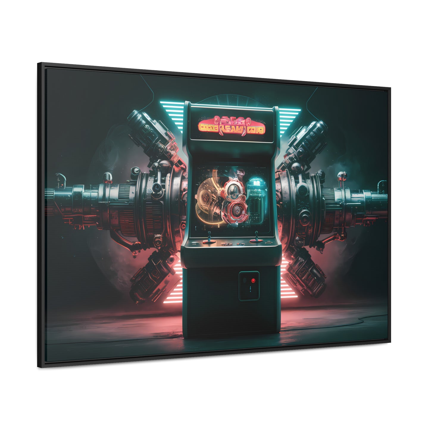 Quantum Arcade Revolution - Gallery Canvas Wraps, Horizontal Frame