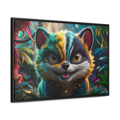 Jungle Mischief - Gallery Canvas Wraps, Horizontal Frame