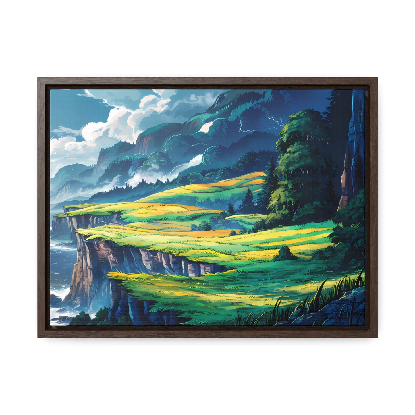 Edge of the Wild Coast - Gallery Canvas Wraps, Horizontal Frame