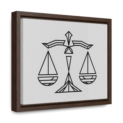 Balance of Justice - Gallery Canvas Wraps, Horizontal Frame