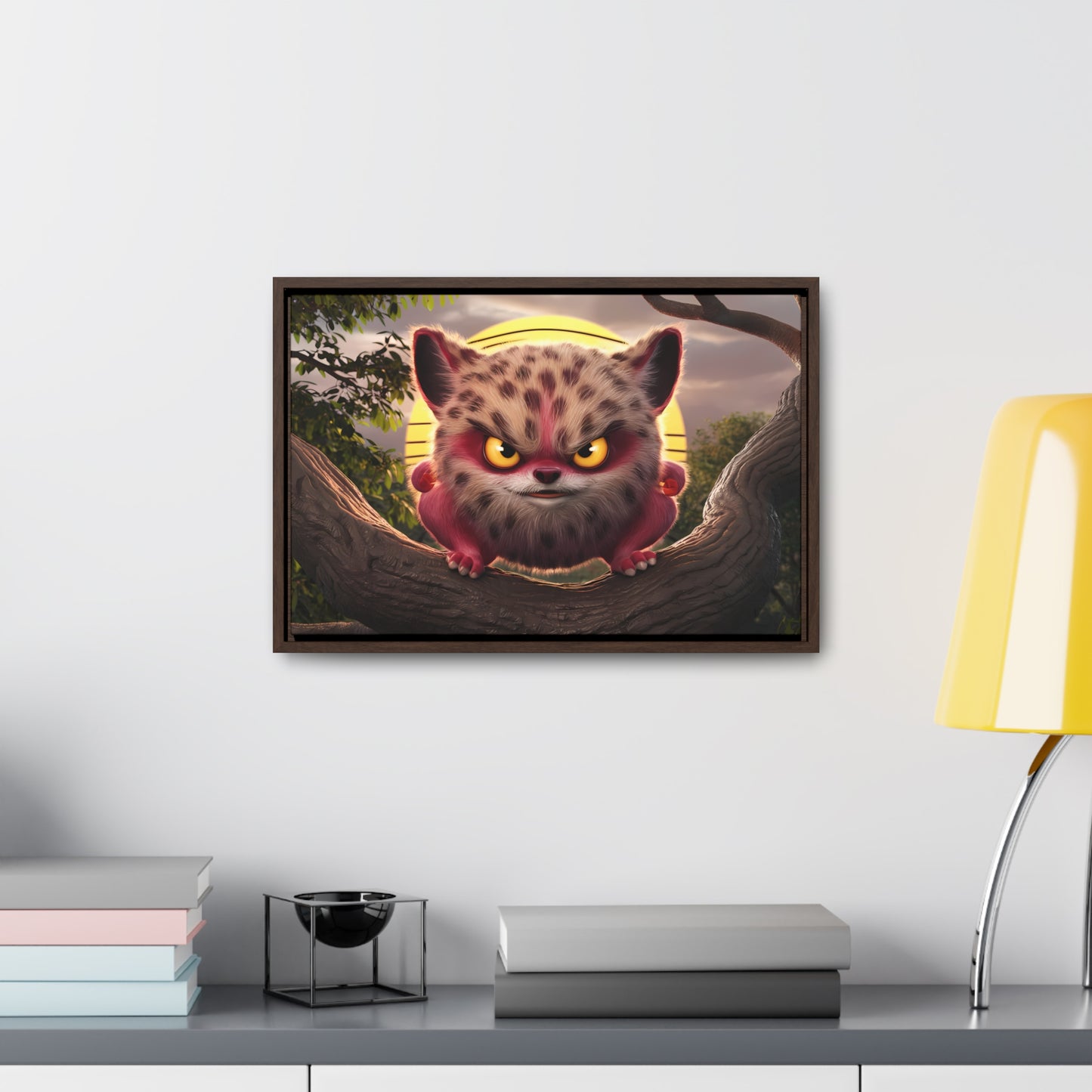 Guardian of the Sunset Forest - Gallery Canvas Wraps, Horizontal Frame