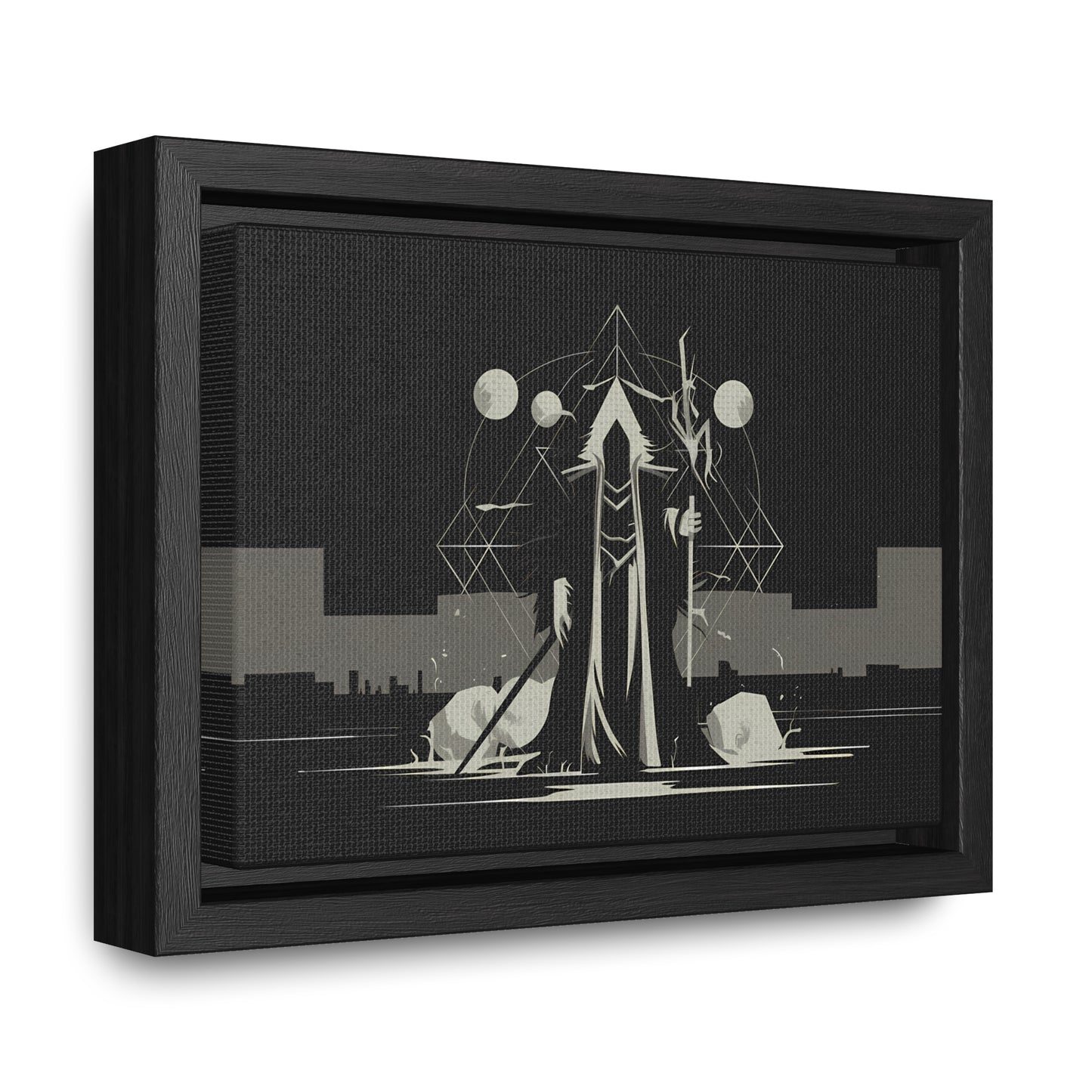 The Arcane Guardian of the Shadows - Gallery Canvas Wraps, Horizontal Frame