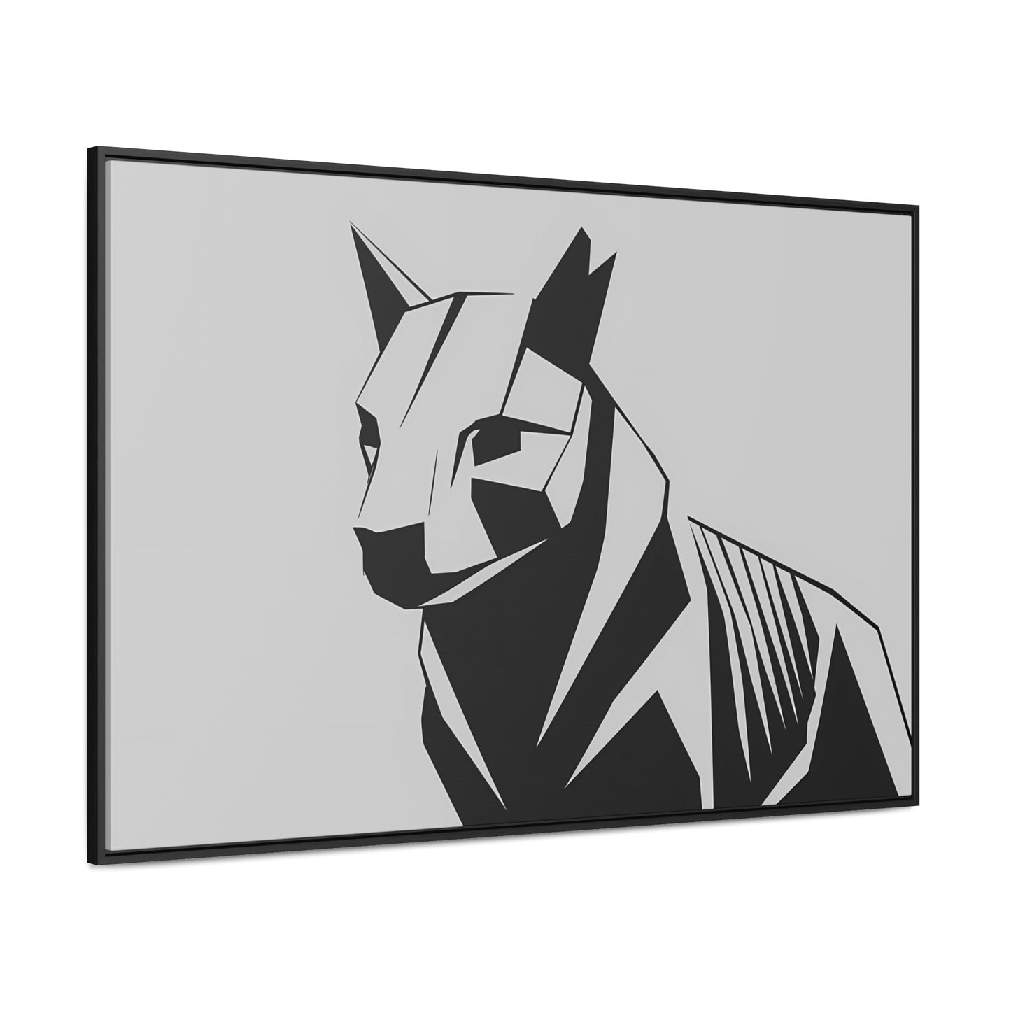 Geometric Guardian - Gallery Canvas Wraps, Horizontal Frame