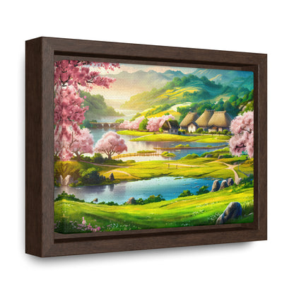 Serenity in Spring Meadows - Gallery Canvas Wraps, Horizontal Frame