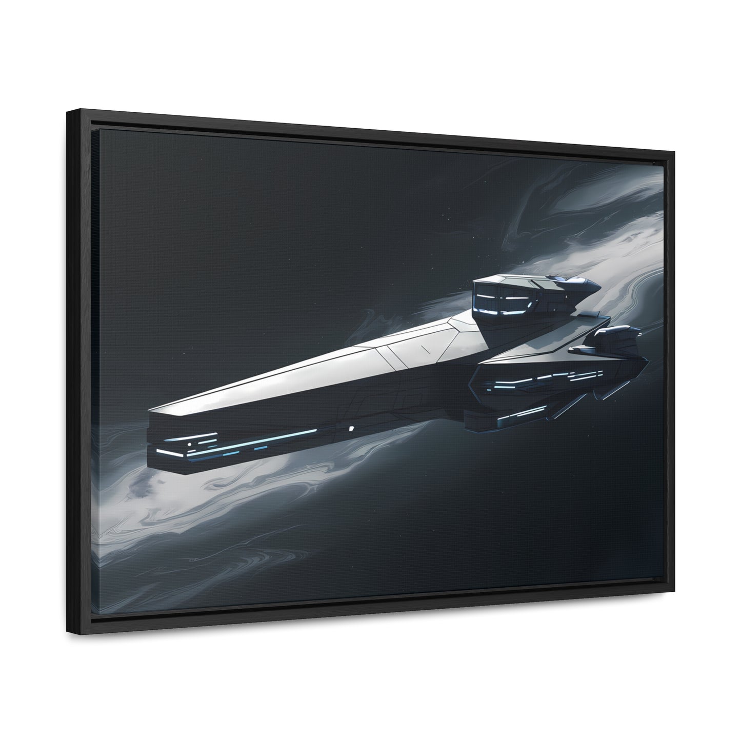 Starship of the Void - Gallery Canvas Wraps, Horizontal Frame