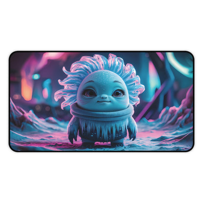 Cute Ice Alien - Desk Mat