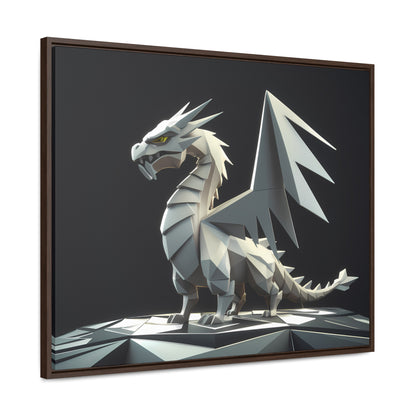 The Silver Sentinel - Gallery Canvas Wraps, Horizontal Frame