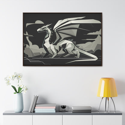 Shadow of the Silver Dragon - Gallery Canvas Wraps, Horizontal Frame