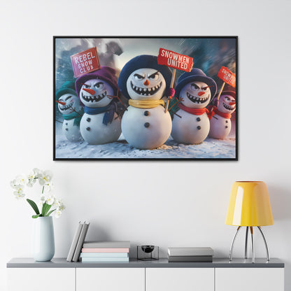 Frosty Revolt - Gallery Canvas Wraps, Horizontal Frame