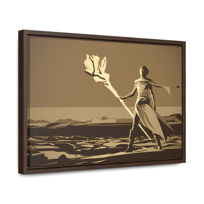 Wanderer of the Desolate Lands - Gallery Canvas Wraps, Horizontal Frame