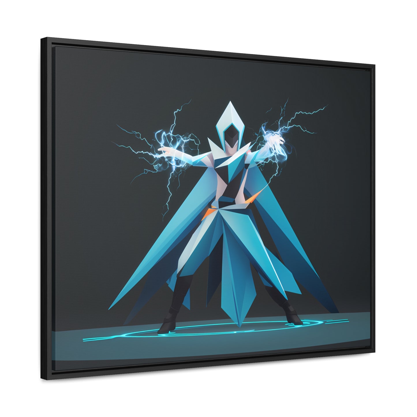 Stormbound Sentinel - Gallery Canvas Wraps, Horizontal Frame