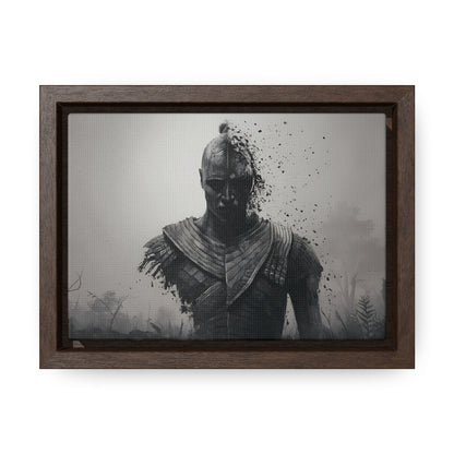 "Fragmented Warrior" - Gallery Canvas Wraps, Horizontal Frame