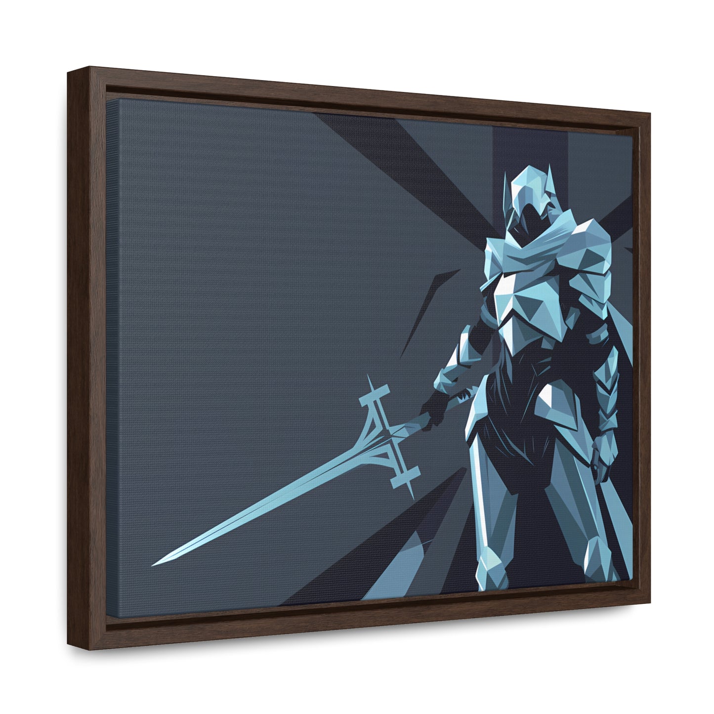 Knight of the Shattered Realm - Gallery Canvas Wraps, Horizontal Frame