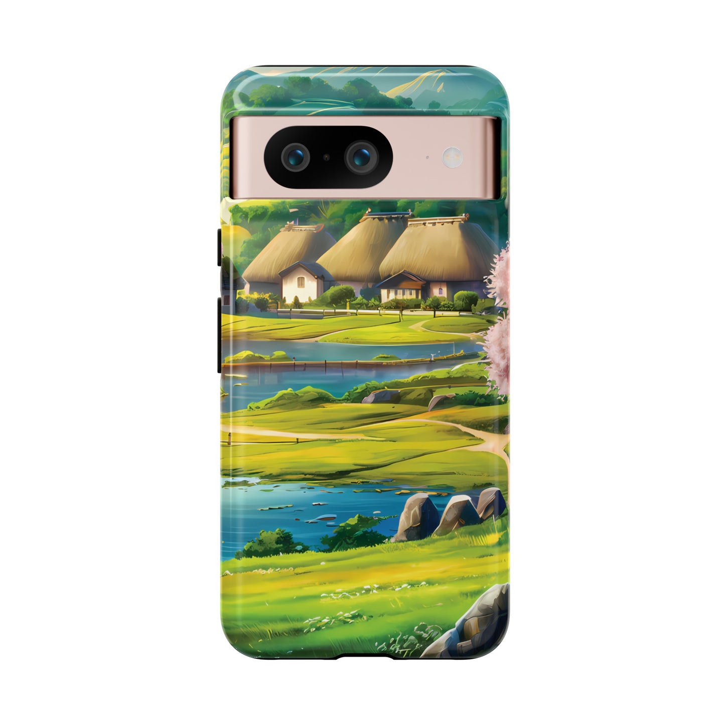 Idyllic Anime Village - Smartphone Tough Cases