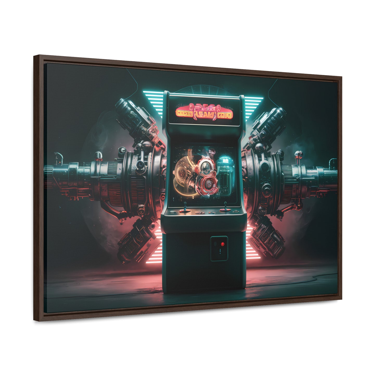 Quantum Arcade Revolution - Gallery Canvas Wraps, Horizontal Frame