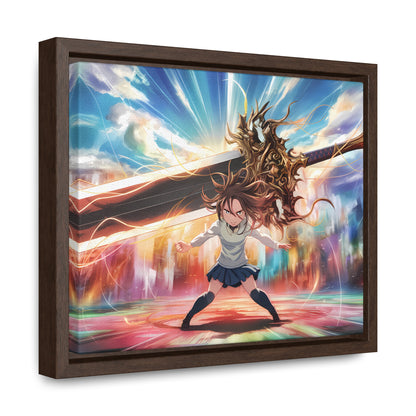 Blade of the Infinite Resolve - Gallery Canvas Wraps, Horizontal Frame