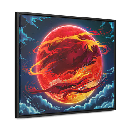 Eclipse of the Eternal Phoenix - Gallery Canvas Wraps, Horizontal Frame