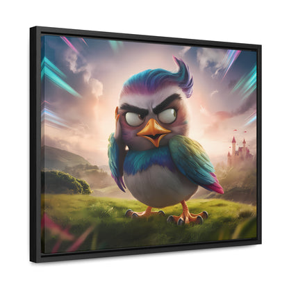 Feathered Fury: The Guardian of the Sky - Gallery Canvas Wraps, Horizontal Frame