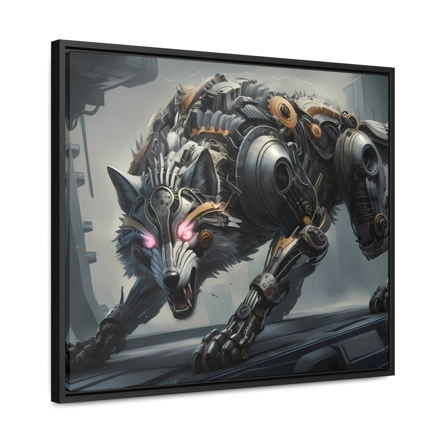 Cybernetic Alpha - Gallery Canvas Wraps, Horizontal Frame